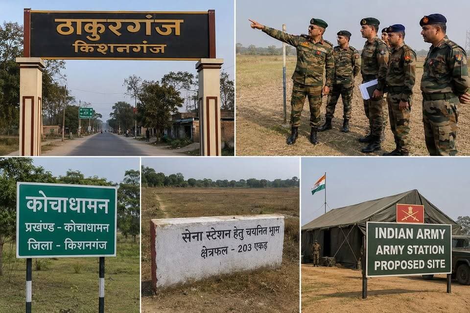 ठाकुरगंज और कोचाधामन में आर्मी स्टेशन की तैयारी, सुरक्षा होगी और मजबूत
#army #kishanganj_photography #ठाकुरगंज #किशनगंज #viralpost