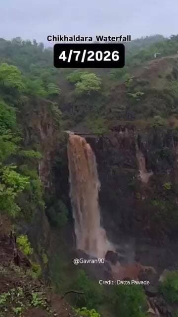 Chikhaldara Hill Station : भीमकुंड चा प्रसिद्ध Water Foll सुरु #Gavran90