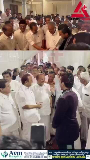മുഖ്യമന്ത്രിയും പ്രതിപക്ഷ നേതാവും ഒന്നിച്ച് പാണക്കാട്ട് എത്തി