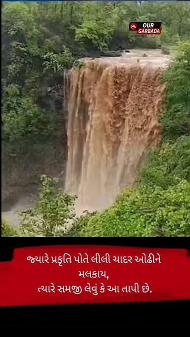 જ્યારે પ્રકૃતિ પોતે લીલી ચાદર ઓઢીને મલકાય, ત્યારે સમજી લેવું કે આ આપણું તાપી છે.