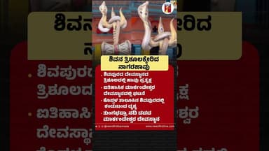 ಶಿವನ ತ್ರಿಶೂಲಕ್ಕೇರಿದ ನಾಗರಹಾವು #Koppala #MarkandeshwarTemple #Shivapura #Cobra