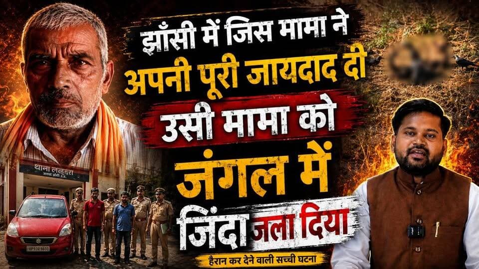 झाँसी में जिस मामा ने अपनी पूरी जायदाद दी उसी मामा को जंगल में ज़िंदा ज..! दिया
#jhansi #thenewstantra #jhansinews #upnews #treanding