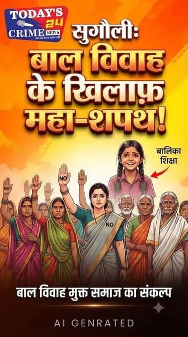 सुगौली में बाल विवाह रोकथाम को लेकर विधिक जागरूकता शिविर आयोजित, लोगों को दिलाई गई जागरूकता की शपथ
पूर्वी चंपारण के जिला विधिक सेवा प्राधिकार के तत्वावधान में रविवार को सुगौली स्थित सामुदायिक स्वास्थ्य केंद्र परिसर में बाल विवाह निषेध अधिनियम, 2006 विषय पर विधिक जागरूकता शिविर का आयोजन किया गया।कार्यक्रम की अध्यक्षता प्रभारी चिकित्सा पदाधिकारी डॉ. एम. ए. अशद ने की।।।।।।।
#champaranfirstnews #chakianew #motiharinews #amiteshkumar #biharnews #ranita #news18biharjharkhand #bihareksoch #motiharipolice #motiharinewsupdate #Todays_24_Crime_News #motiharpolice #motihari #motiharisp #SSB #ssbmotihari #nepal #nepalnews #NepaliNewsToday #NepalPolitics #IndoNepalBorder #IndoNepal #Internacional #international #InternationalNews #international #internationalrelations #BMW #MangalPandey #helthdipartmentbihar