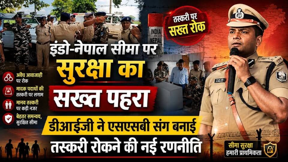 Supaul : सीमा सुरक्षा पर हाई अलर्ट: डीआईजी ने एसएसबी संग की हाई लेवल समीक्षा बैठक।
#birpurnews #spsupaul #bhimngar #dmsupaul #supaulpolice #SupaulNews #koshibridge #koshiriver #BiharNews #bsap #ssb