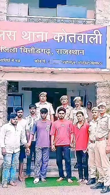 नगदी और मोबाइल फोन लूट के 6 आरोपी गिरफ्तार
#chittorgarhnews #localnews #NewsUpdates #latestnews