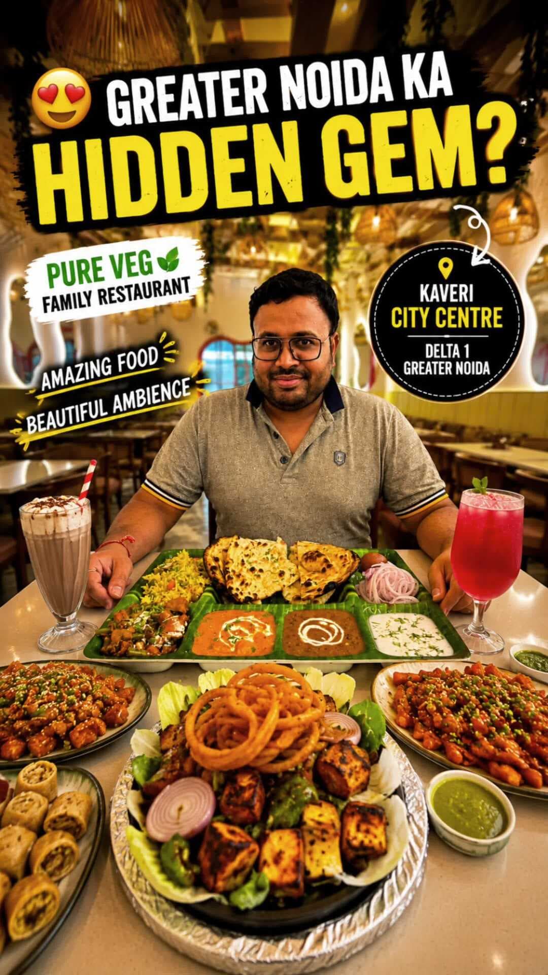 Greater Noida ka hidden Gem, jiska khaana hai bahut kamal #viralvideo #foodvideo #noidagram #foodie