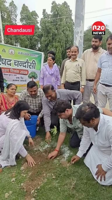 आज चंदौसी नगर पालिका को हो गए 163 साल ऐसे मनाया गया स्थापना दिवस।