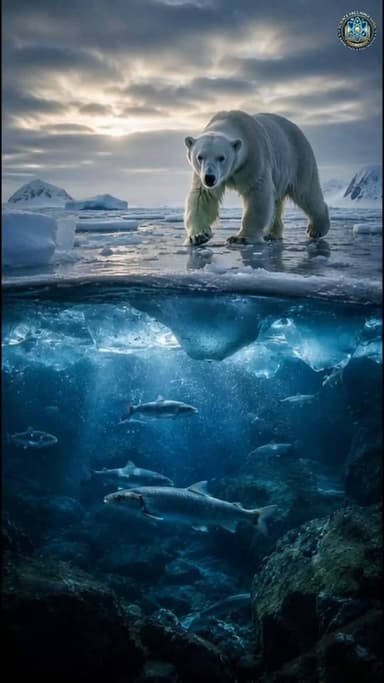 नॉर्थ पोल के नीचे की अनदेखी और रहस्यमयी दुनिया का सच! 🌍🌊#NorthPole #ScienceFacts #Arctic #OceanMystery #viralvideoシ