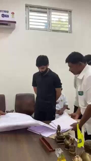 తొండపాడు దేవాలయ అభివృద్ధి పై చర్చించిన యువనేత గుమ్మనూరు ఈశ్వర్ #ksktv