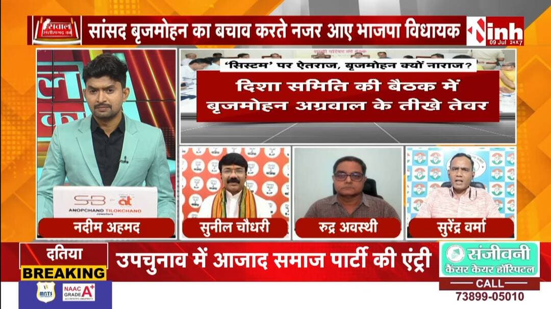 'सिस्टम' पर भड़के #Brijmohan, अपनी ही सरकार से क्यों नाराज हैं BJP सांसद?
Inh न्यूज - 2
#BrijmohanAgarwal #Raipur #Traffic #RaipurTraffic #BJ