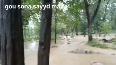*TheSaharanpurVoice / News7*
*सच्चाई के साथ हरदम*
*👉🏾👉🏾भारी बारिश का कहर: कब्रिस्तान में जलभराव, कई कब्रें क्षतिग्रस्त होने से बाहर आए शव!!*
*👉🏾👉🏾 में हाईवे किनारे जलनिकासी की समस्या बनी वजह, ग्रामीणों ने सम्मानपूर्वक शवों को सुरक्षित स्थान पर पहुंचाया!!*
*गागलहेड़ी/सहारनपुर*
_लगातार तीन दिनों से हो रही मूसलाधार बारिश का असर अब ग्रामीण इलाकों में भी गंभीर रूप से दिखाई देने लगा है। गागलहेड़ी थाना क्षेत्र के हाईवे किनारे बने कब्रिस्तान में भारी जलभराव होने से कई कब्रें क्षतिग्रस्त हो गईं, जिससे कुछ शव बाहर आ गए!!घटना की जानकारी मिलते ही गांव में चिंता का माहौल बन गया। स्थानीय लोगों ने मृतकों के सम्मान को ध्यान में रखते हुए कफन सहित शवों को सावधानीपूर्वक सुरक्षित स्थान पर पहुंचाया। ग्रामीणों का कहना है कि हाईवे के किनारे बनी नालियों से पानी की समुचित निकासी नहीं होने के कारण कब्रिस्तान में पानी भर गया, जिससे यह स्थिति उत्पन्न हुई!!ग्रामीणों ने प्रशासन से जलनिकासी की स्थायी व्यवस्था कराने और कब्रिस्तान की सुरक्षा के लिए आवश्यक कदम उठाने की मांग की है, ताकि भविष्य में ऐसी घटनाओं की पुनरावृत्ति न हो!!!_
नोट: यह ख़बर वायरल वीडियो के आधार पर चलाई गई है हमारा चैनल इस खबर की पुष्टि नहीं करता!