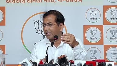 LIVE: Press Conference by Adv Debjit Sarkar Chief Spokesperson at Salt Lake BJP Party Office
