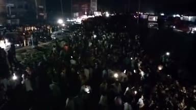 #Datia: Narottam Mishra का टिकट कटने पर समर्थकों ने किया NH 44 जाम.....