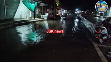 करोड़ों की लागत से बनी सड़क पहली ही बारिश में बनी 'तालाब', गुणवत्ता पर उठे गंभीर सवाल