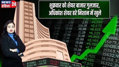 शुक्रवार को शेयर बाजार गुलजार, अधिकांश शेयर हरे निशान में खुले | #stockmarket | Share Market | Delhi