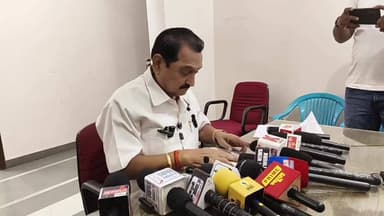 रुद्रपुर- कैबिनेट के निर्णय के बाद जमीन के मुद्दे को लेकर किच्छा विधायक तिलक राज बेहड़ ने की प्रेसवार्ता
