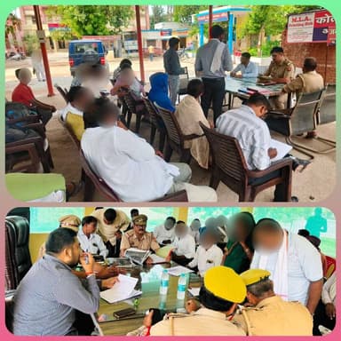 #bandapolice जनपद के समस्त थानों पर थाना समाधान दिवस का किया गया आयोजन । पुलिस व राजस्व विभाग की संयुक्त टीमों द्वारा जनता की शिकायतें सुन, किया गया उनका निस्तारण ।
#पलाश_बंसल
#UPPolice https://t.co/rUPTw4I04z