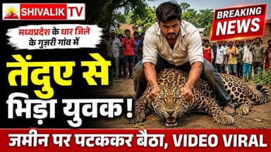 युवक ने गांव में घुसे तेंदुए को पकड़कर जमीन पर पटक उपर बैठ दबाया गला #hr71 #Sadora #Satluj #JaswantSinghKhalra #YNR #jagadhri