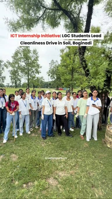 Learning through action, serving with purpose! 💚
Students of LGC actively participated in a Cleanliness Drive at Boginadi Soil as part of the ICT Internship Program, demonstrating their commitment to environmental conservation and community service.
Small efforts today create a cleaner and greener tomorrow.
📍 Boginadi, Assam
.
.
.
.
.
#LGC #ICTInternship #northlakhimpur #fypppppppppppppppppppppppppppppppppppppppppppppppppppppppppppppppppppppp #northlakhimpurvibes❤️