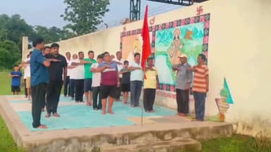 ଢେଙ୍କାନାଳ ସଦର: ସିମିଳିଆ ନିକଟ ବିବେକାନନ୍ଦ ପ୍ରଭାତ ଶାଖାରେ ଯୋଗାଣ ମନ୍ତ୍ରୀ