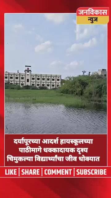 #short : दर्यापूरच्या आदर्श हायस्कूलच्या पाठीमागे धक्कादायक दृश्य #daryapur #viral #trending