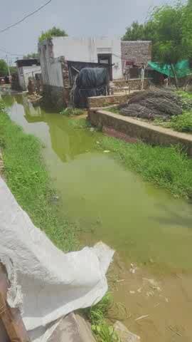 Pani ki nikaasi nahin hone ke Karan aam rasta banaa Nala aur Pani bhara hua hone ke Karan ismein machhar paida hone se b