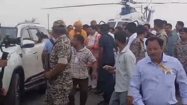 मुख्यमंत्री मोहन यादव का हेलीपैड पर भाजपा नेताओं ने किया भव्य स्वागत #bhind #bjp