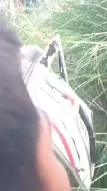 गोसाई का पूरा में अनियंत्रित कार पलटी, शराब के नशे में था चालक