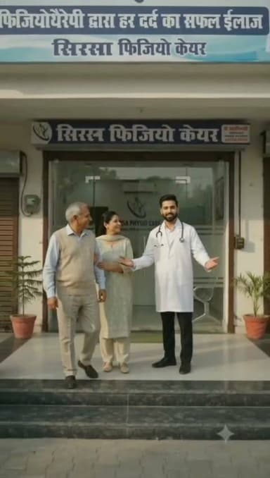 दर्द हटे, मुस्कान लौटे...
दर्द को अपनी जिंदगी पर हावी न होने दें। सही समय पर सही फिजियोथेरेपी आपके दर्द को कम करने के साथ आपकी सक्रिय और स्वस्थ जीवनशैली वापस दिला सकती है। सिरसा फिजियो केयर में अनुभवी विशेषज्ञों की देखरेख में आधुनिक फिजियोथेरेपी उपचार उपलब्ध है, ताकि आप फिर से बिना दर्द के हर पल का आनंद ले सकें।
जानिए कैसे सही उपचार आपकी जिंदगी बदल सकता है।
सिरसा फिजियो केयर
"दर्द हटे, मुस्कान लौटे..."
#SirsaPhysioCare #दर्दहटे_मुस्कानलौटे #Physiotherapy #PainRelief #HealthyLife #Sirsa