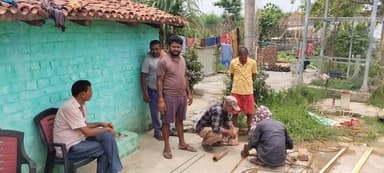 खबर का असर, नंनई कला में खराब चापानल को पीएचडी विभाग के कर्मियों ने बनवाया..