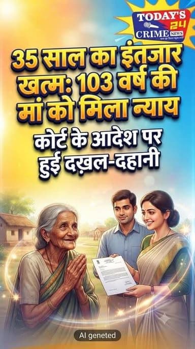 35 साल का इंतजार खत्म: 103 वर्ष की बुजुर्ग मां को मिला न्याय, कोर्ट के आदेश पर हुई दख़ल-दहानी
पूर्वी चंपारण में 35 वर्षों के लंबे इंतजार के बाद 103 वर्ष की बुजुर्ग महिला हबीबन खातून को आखिरकार न्याय मिल गया। माननीय न्यायालय के आदेश पर पूर्वी चंपारण जिले के कल्याणपुर प्रखंड अंतर्गत मंगलापुर गांव में दख़ल-दहानी की कार्रवाई शांतिपूर्ण तरीके से संपन्न कराई गई।।।।।।।।।।
#champaranfirstnews #chakianew #motiharinews #amiteshkumar #biharnews #ranita #news18biharjharkhand #bihareksoch #motiharipolice #motiharinewsupdate #Todays_24_Crime_News #motiharpolice #motihari #motiharisp #SSB #ssbmotihari #nepal #nepalnews #NepaliNewsToday #NepalPolitics #IndoNepalBorder #IndoNepal #Internacional #international #InternationalNews #international #internationalrelations #BMW #MangalPandey #helthdipartmentbihar