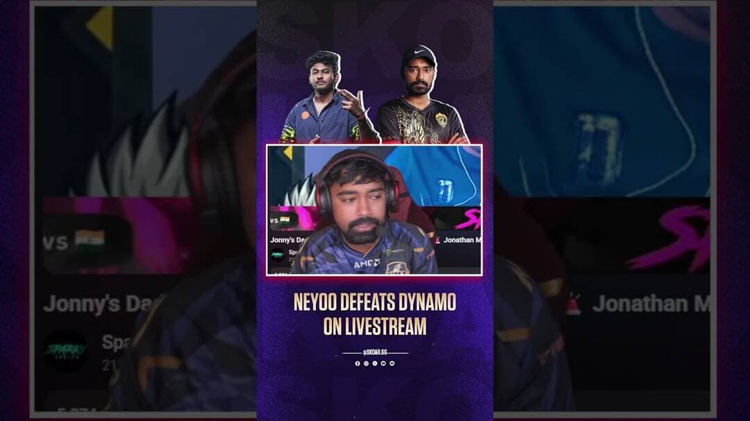 Neyoo Defeats Dynamo on Livestream 😱#neyoo #dynamo #bgmi #bgminews #bgmiesports #indianesports