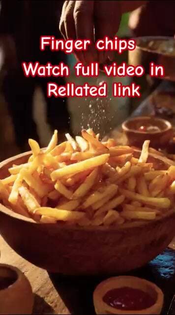 Punjabi Finger Chips #fingerchips #frenchfries