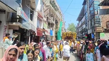 भक्तिमय हुआ हमीरपुर भगवान जगन्नाथ की यात्रा का विहंगम दृश्य