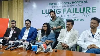 फरीदाबाद में फेफड़ों के मरीजों के लिए बड़ी सौगात...
फोर्टिस एस्कॉर्ट्स ने शुरू किया लंग फेलियर क्लीनिक
#FortisEscorts
#FortisFaridabad
#LungFailureClinic
#RespiratoryCare
#LungTransplant
#Healthcare
#AdvancedHealthcare
#faridabad
#voiceoffaridabad
#Voiceoffreedom