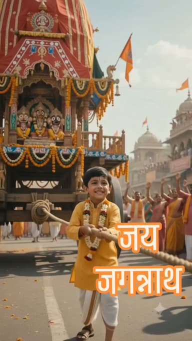 पुरी में आज जगन्नाथ जी की रथ यात्रा शुरू हुई