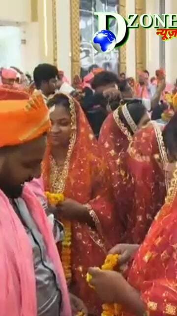 पडरौना में 113 जोड़ों का सामूहिक विवाह | 87 ने लिए सात फेरे, 26 का हुआ निकाह | #DZONE NEWS #dzone
