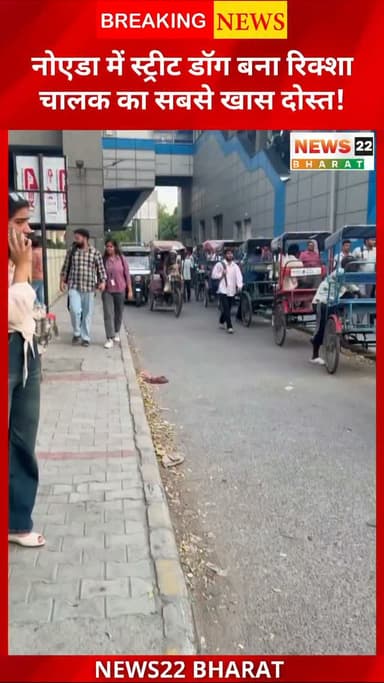 नोएडा के सेक्टर-59 मेट्रो स्टेशन से सामने आया एक दिल छू लेने वाला वीडियो सोशल मीडिया पर तेजी से वायरल हो रहा है। एक साइकिल रिक्शा चालक रोज़ अपने काम पर अपने खास साथी—एक फ्रेंडली स्ट्रीट डॉग—के साथ निकलता है। कुत्ता रिक्शे की आगे वाली सीट पर बैठकर पूरे सफर का आनंद लेता है। इंसान और बेजुबान के बीच भरोसे और दोस्ती की यह खूबसूरत कहानी लोगों का दिल जीत रही है।
क्या आपने यह वायरल वीडियो देखा? अपनी राय कमेंट में जरूर बताएं।
#Noida #NoidaViralVideo #ViralVideo #RickshawDriver #StreetDog DogLover Humanity AnimalLove Trending HindiNews News22Bharat Reels InstagramReels ViralReels