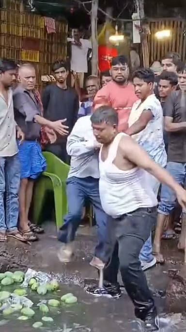 साकची बाजार में दिनदहाड़े गुंडागर्दी, आरोपी गिरफ्तार
