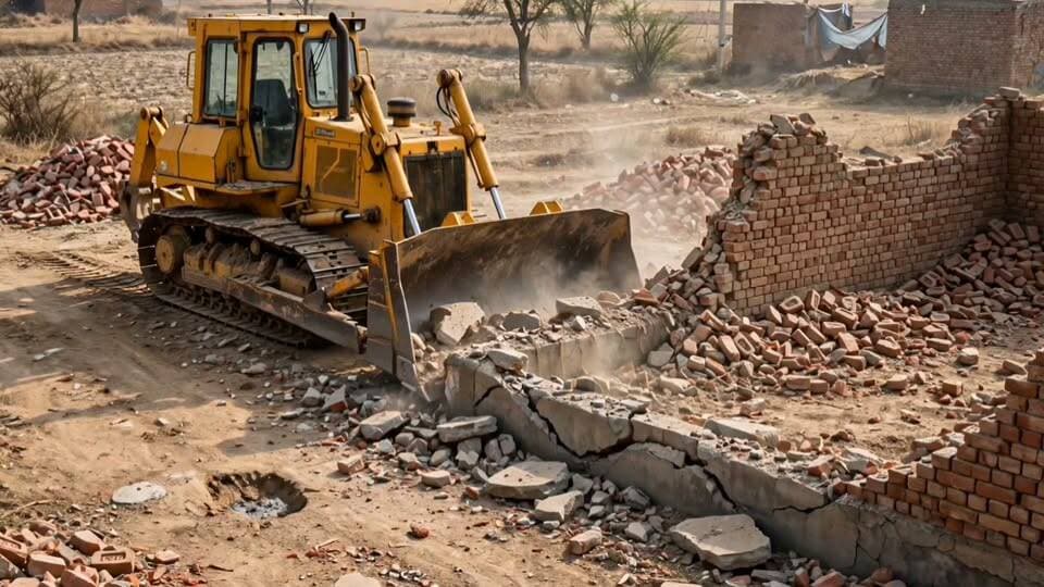 यमुनानगर में अवैध कॉलोनियों पर चला बुलडोजर, 9.5 एकड़ में दो कॉलोनियां ध्वस्त। #highlight #follower #followerseveryone #followersreels
#Yamunanagar #DemolitionDrive #IllegalColonies #UrbanDevelopment #TownPlanning #Haryana #BulldozerAction #DTP #Sadhaura #BreakingNews #AKNewsHaryana