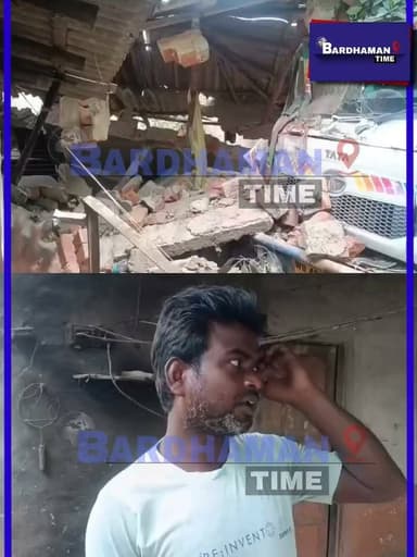 ভাতারের মুরাতিপুরে নিয়ন্ত্রণ হারিয়ে প্রথমে স্কুটার ও পরে টোটোকে ধাক্কা মেরে বসতবাড়িতে ঢুকে পড়লো ডাম্পার,ঘটনায় গুরুতর আহত ২ Bardhaman Time
#PurbaBardhaman #bhatar #accident #muratipur