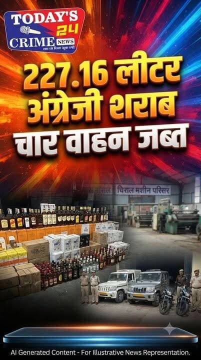 227.16 लीटर अंग्रेजी शराब के साथ चार वाहन जब्त, पुलिस की बड़ी कार्रवाई
पूर्वी चंपारण जिले के पिपरा कोठी थाना क्षेत्र में पुलिस ने गुप्त सूचना के आधार पर बड़ी कार्रवाई करते हुए भारी मात्रा में अंग्रेजी शराब बरामद की है। यह कार्रवाई ग्राम परौलिया धर्मूहा स्थित उपेंद्र राय के चिरान मशीन परिसर में की गई। पुलिस ने छापेमारी के दौरान अलग-अलग वाहनों से कुल 227.16 लीटर अंग्रेजी शराब बरामद कर उसे जब्त कर लिया।।।।।।
#champaranfirstnews #chakianew #motiharinews #amiteshkumar #biharnews #ranita #news18biharjharkhand #bihareksoch #motiharipolice #motiharinewsupdate #Todays_24_Crime_News #motiharpolice #motihari #motiharisp #SSB #ssbmotihari #nepal #nepalnews #NepaliNewsToday #NepalPolitics #IndoNepalBorder #IndoNepal #Internacional #international #InternationalNews #international #internationalrelations #BMW #MangalPandey #helthdipartmentbihar