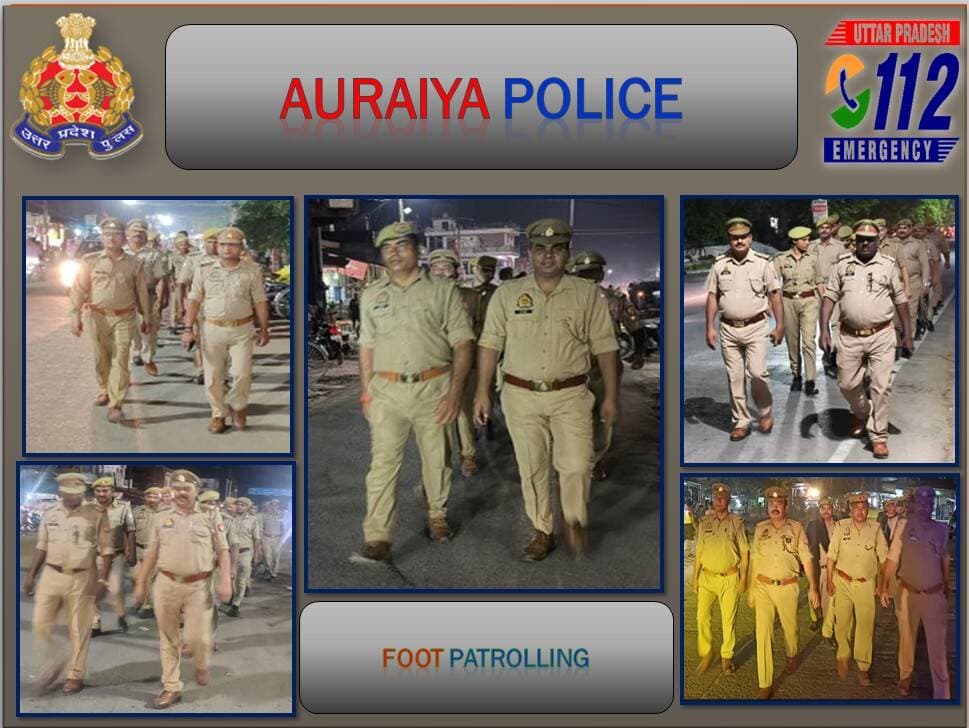 <nis:link nis:type=tag nis:id=auraiyapolice nis:value=auraiyapolice nis:enabled=true nis:link/>
पुलिस अधीक्षक औरैया के निर्देशन में जनपदीय कानून व्यवस्था को सुदृढ़ बनाये रखने हेतु समस्त थाना प्रभारी/थानाध्यक्ष, चौकी प्रभारी द्वारा थाना क्षेत्रांतर्गत पैदल गस्त करते हुये आमजन से संवाद कर उनको सुरक्षा के प्रति आश्वस्त किया गया। https://t.co/pJ2qJukB6C