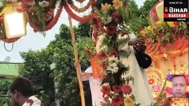 इस्कॉन सेंटर के द्वारा प्रभु श्री जगन्नाथ जी की भव्य रथ यात्रा निकाली गई,हजारों लोग हुए शामिल