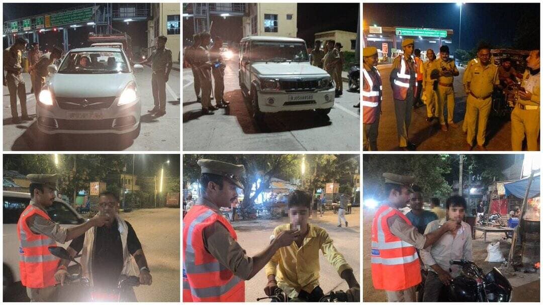 <nis:link nis:type=tag nis:id=aligarhpolice nis:value=AligarhPolice nis:enabled=true nis:link/>
थाना गभाना, यातायात पुलिस, मिशन शक्ति मोबाइल एवं क्रिटिकल कोरिडोर की संयुक्त टीमों द्वारा Meet & Greet अभियान के अंतर्गत जनपद के टोल प्लाजा एवं प्रमुख चौराहों पर सप्ताहंत में दो दिवसीय विशेष चेकिंग अभियान चलाया गया।
इस दौरान यातायात नियमों का उल्लंघन करने वाले वाहन चालकों के विरुद्ध प्रभावी कार्रवाई की गई तथा सुरक्षित यात्रा एवं यातायात नियमों के पालन करने हेतु जागरूक किया गया।
<nis:link nis:type=tag nis:id=trafficpolice nis:value=TrafficPolice nis:enabled=true nis:link/> <nis:link nis:type=tag nis:id=roadsafety nis:value=RoadSafety nis:enabled=true nis:link/> <nis:link nis:type=tag nis:id=safedriving nis:value=SafeDriving nis:enabled=true nis:link/> <nis:link nis:type=tag nis:id=uppolice nis:value=UPPolice nis:enabled=true nis:link/>