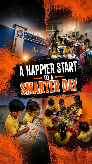 Every parent wants the best for their child. But is an early-morning routine always in sync with a child’s natural sleep cycle?
When children begin their day well-rested and refreshed, they focus better, learn more effectively, and participate with greater confidence and energy.
That’s why Satellite School introduces the Noon Shift—giving children the freedom to learn at a pace that matches their natural rhythm, without the morning rush.
Satellite School – Noon Shift
Your Child. Your Rhythm. Your Shift.
#amdavad #satelliteschool #students #sleepcycle #noonshift