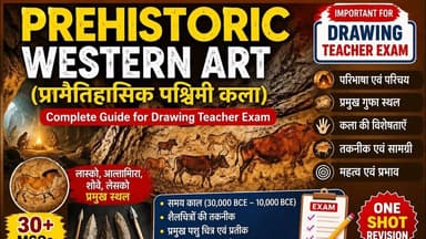 Prehistoric Western Art | प्रागैतिहासिक पश्चिमी कला | Details | MCQs |Drawing Master #HPRCAEXAM2026
