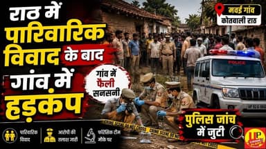 Hamirpur Crime News: गांव में हड़कंप! फॉरेंसिक टीम ने संभाला मोर्चा! #Rath #CrimeNews #Forensic #up