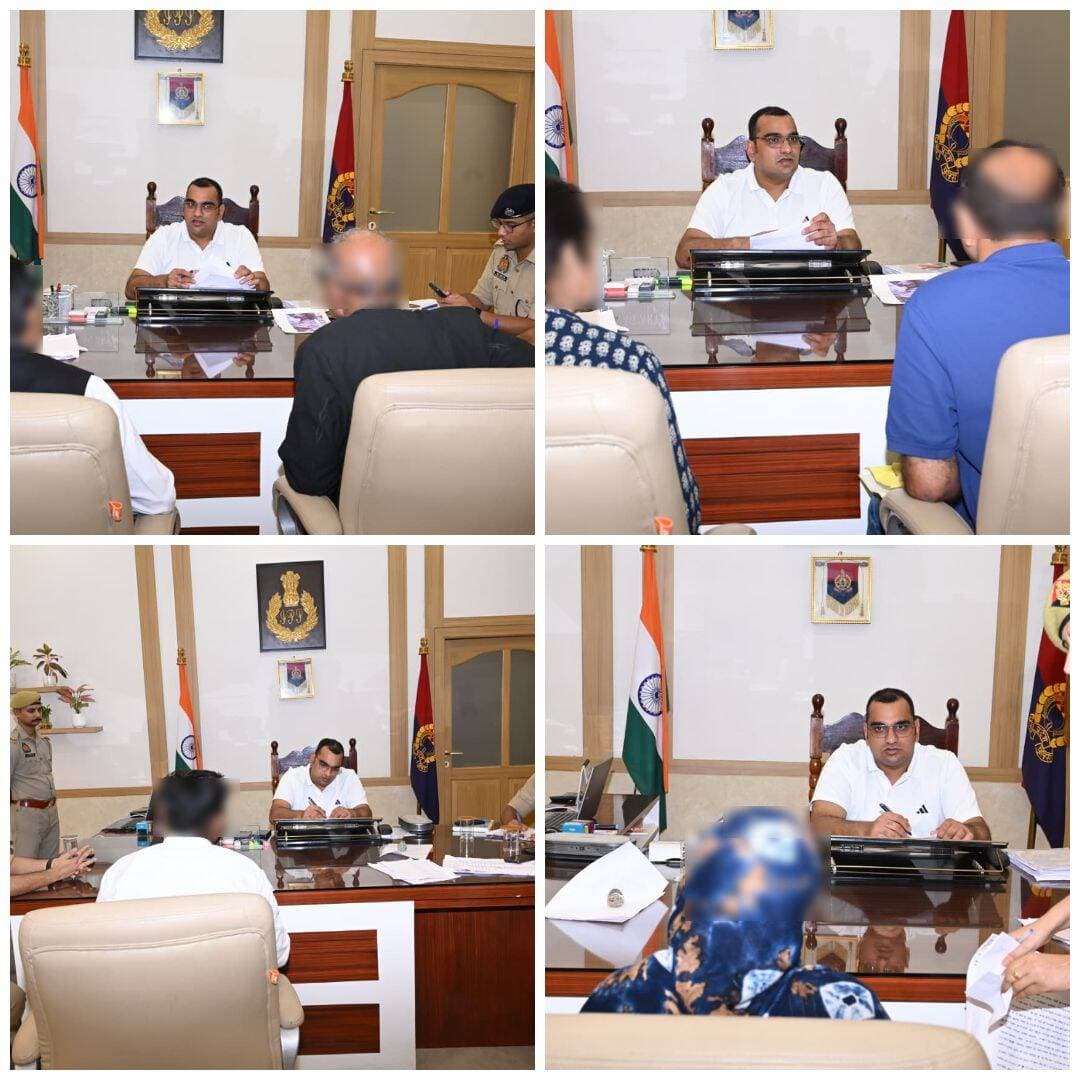<nis:link nis:type=tag nis:id=bareillypolice nis:value=bareillypolice nis:enabled=true nis:link/> जनसुनवाई <nis:link nis:type=tag nis:id=sspbareilly nis:value=SSPBareilly nis:enabled=true nis:link/> द्वारा पुलिस कार्यालय में जनसुनवाई की गयी। इस दौरान आये हुए शिकायतकर्ताओं की शिकायतों को सुना गया एवं उनकी समस्याओं के उचित, गुणवत्तापूर्ण व समयबद्ध निस्तारण हेतु सम्बन्धित को आवश्यक आदेश-निर्देश दिये गये।
<nis:link nis:type=tag nis:id=uppolice nis:value=UPPolice nis:enabled=true nis:link/> https://t.co/HqfDfZxrom