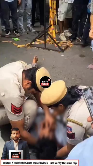 छात्रों को बुरी तरह पीट रही पुलिस #jantarmantar #delhinews #salamimdia18 #viralvideo #news #reel #shorts